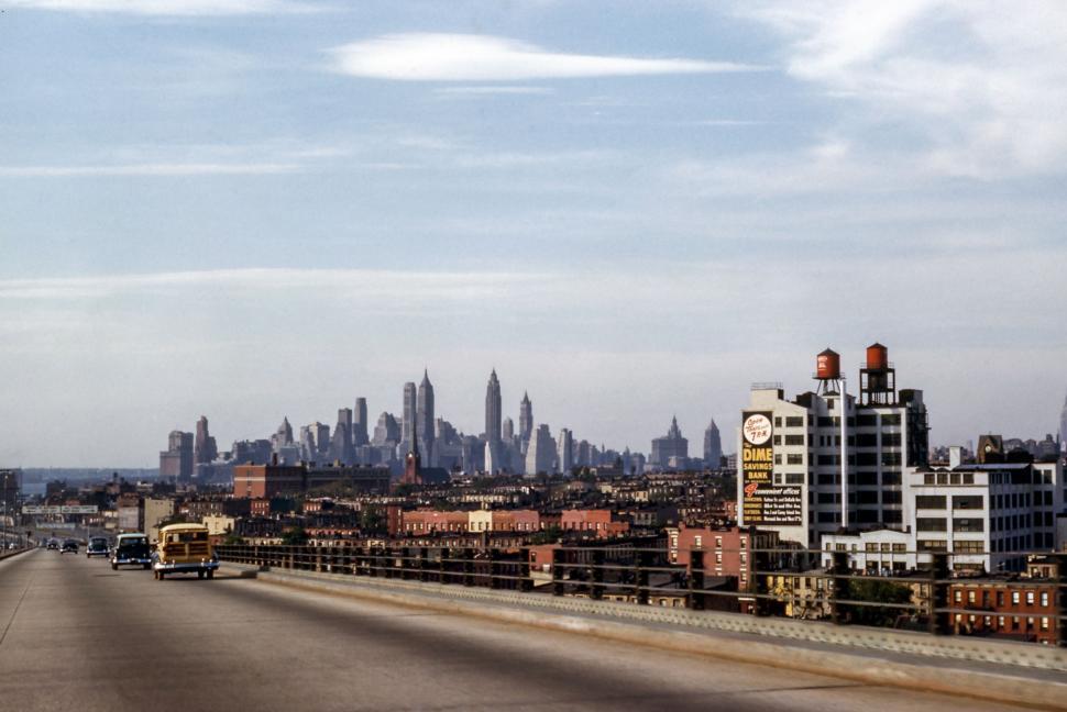 Free Image of City Skyline View From a Bridge 