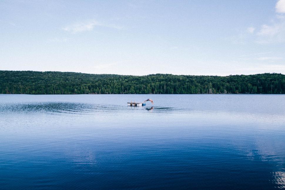 Free Image of Boats Floating on a Lake 