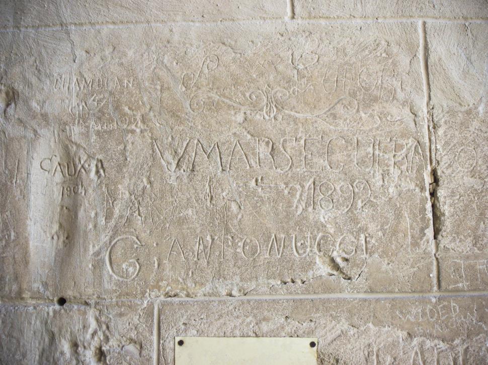 Free Image of Inscription on Stone 