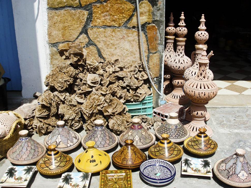 Free Image of Hookah and Souvenir shop in Tunisia 
