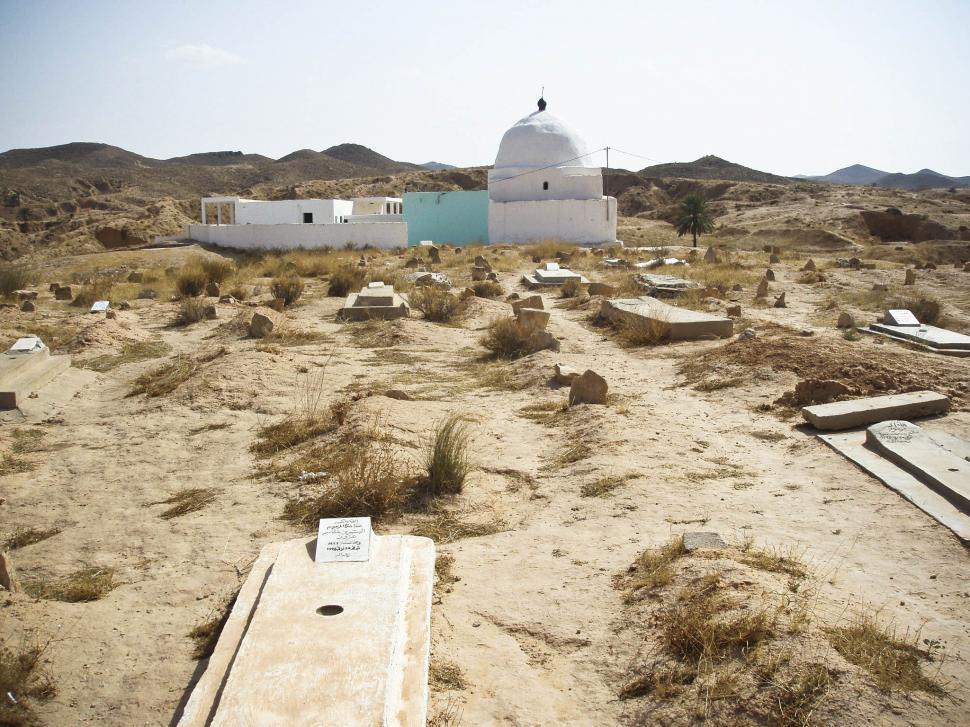 Free Image of Graveyard in desert 