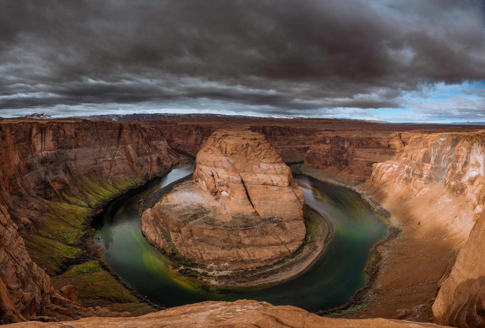Free Image of Canyon With a River 