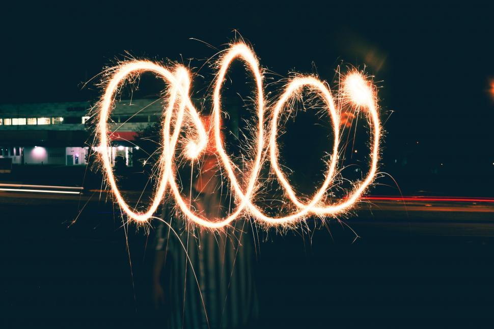 Free Image of Person Holding Sparkler in Hand 