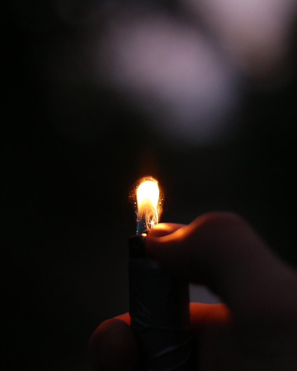 Free Image of Person Holding Lighter in Hand 