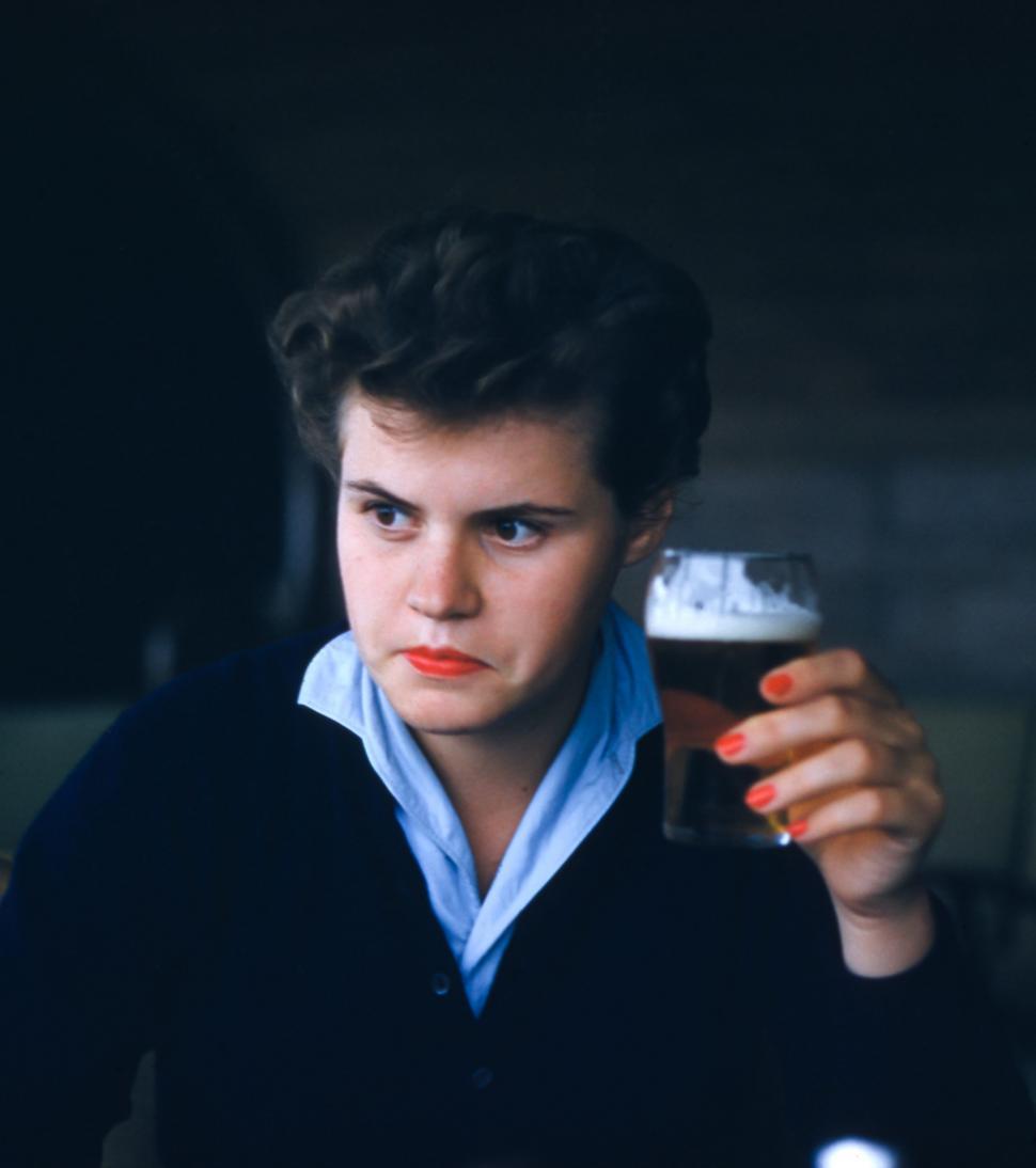 Free Image of Young Man Holding a Glass of Beer 