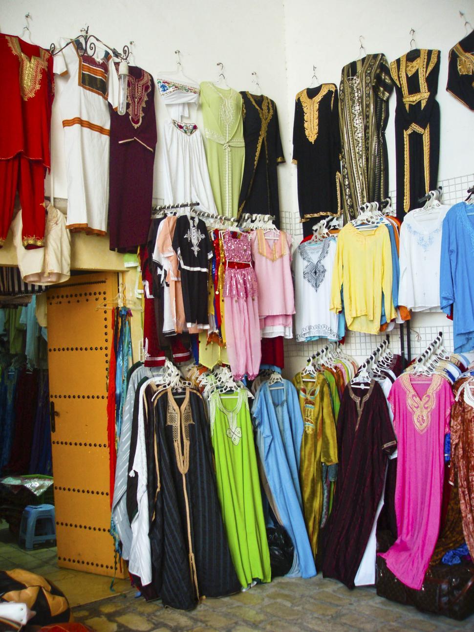 Free Image of Women Cloth Shop In Tunisia  