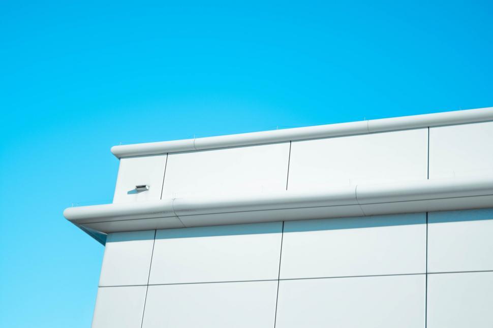 Free Image of White Building Under Blue Sky 