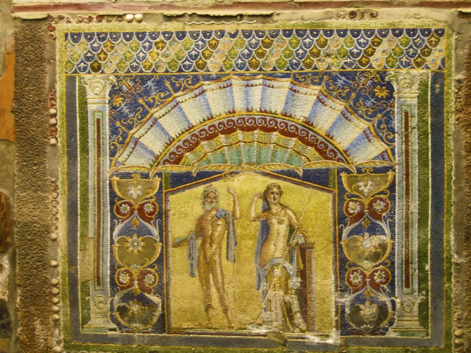 Free Image of Details of Italian mosaic 
