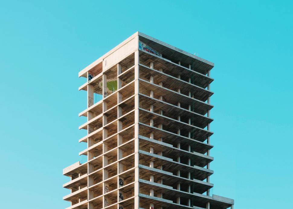 Free Image of Tall Building With Balconies on Top 