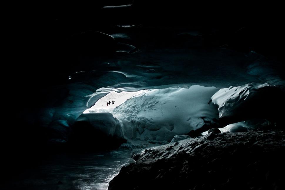 Free Image of Exploring the Deep Cave 