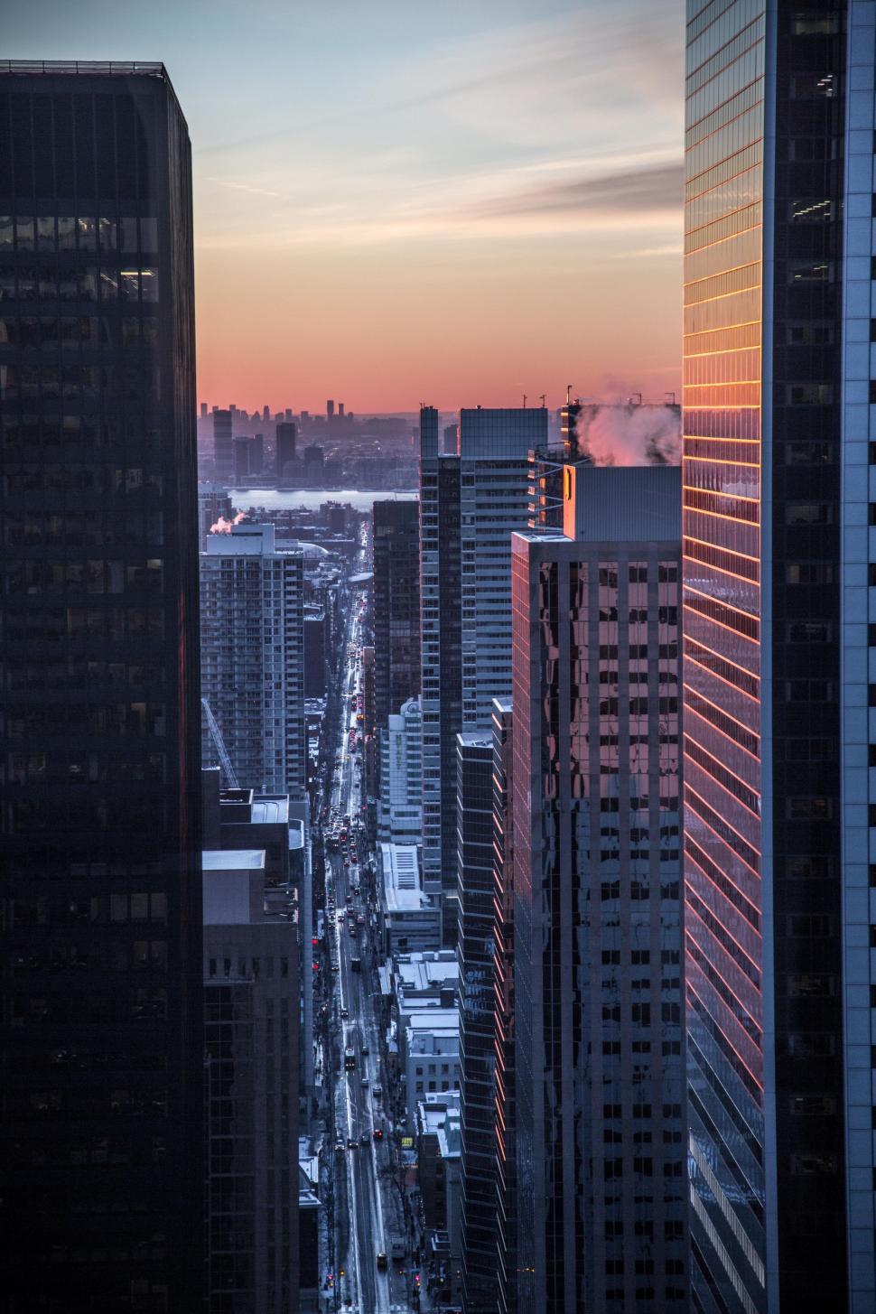 Free Image of Overlooking Cityscape From Tall Building 