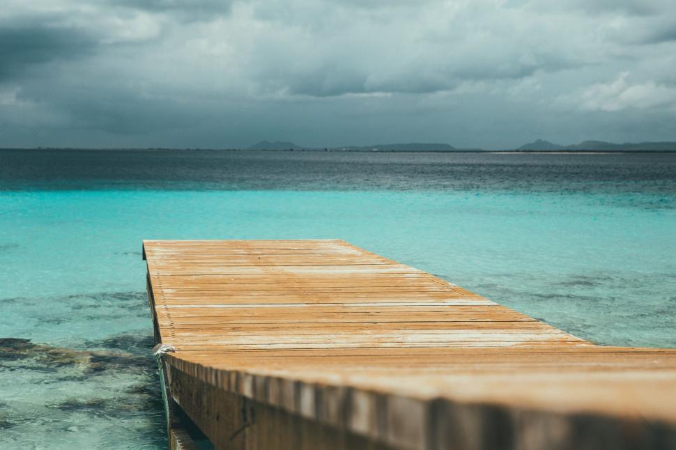 Free Image of Wooden Dock Over Water 