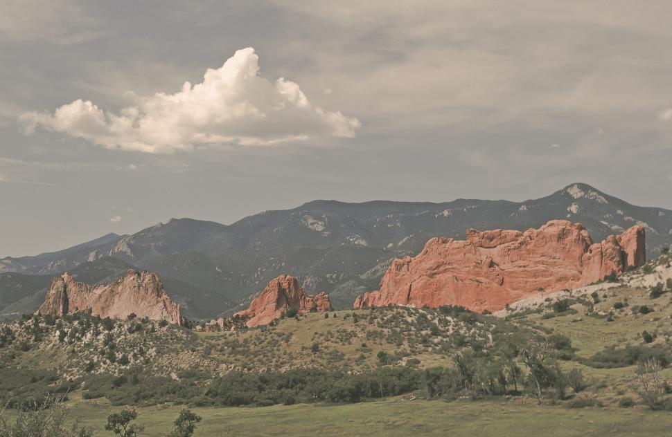 Free Image of Red rock landscape 