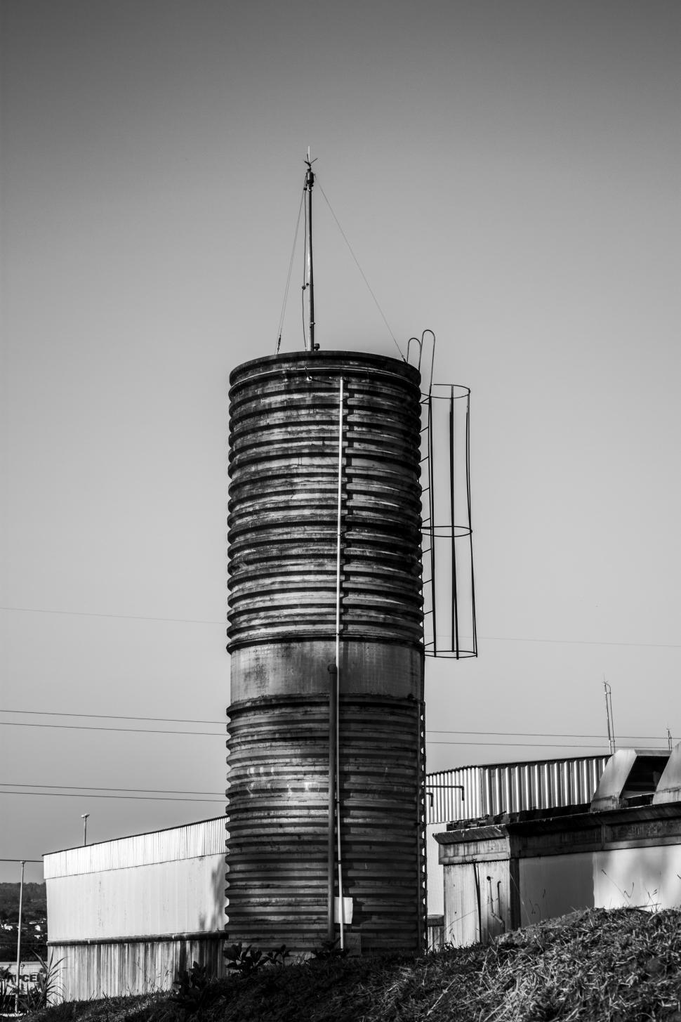 Free Image of Old Concrete Water Tower 