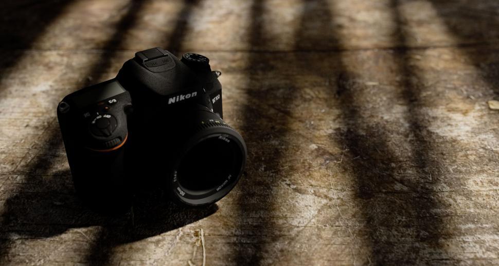 Free Image of Black Nikon Camera 