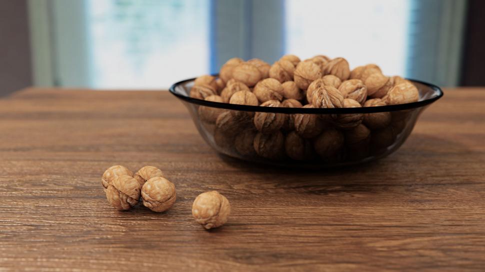 Free Image of Nuts in a Bowl 