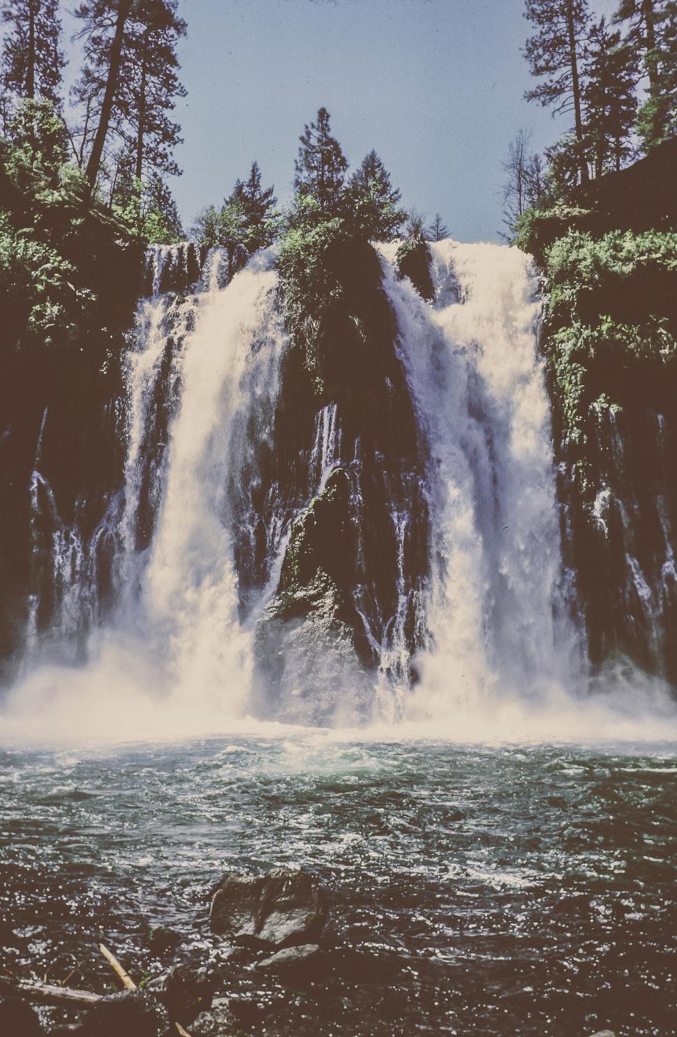 Free Image of Waterfall processes view 
