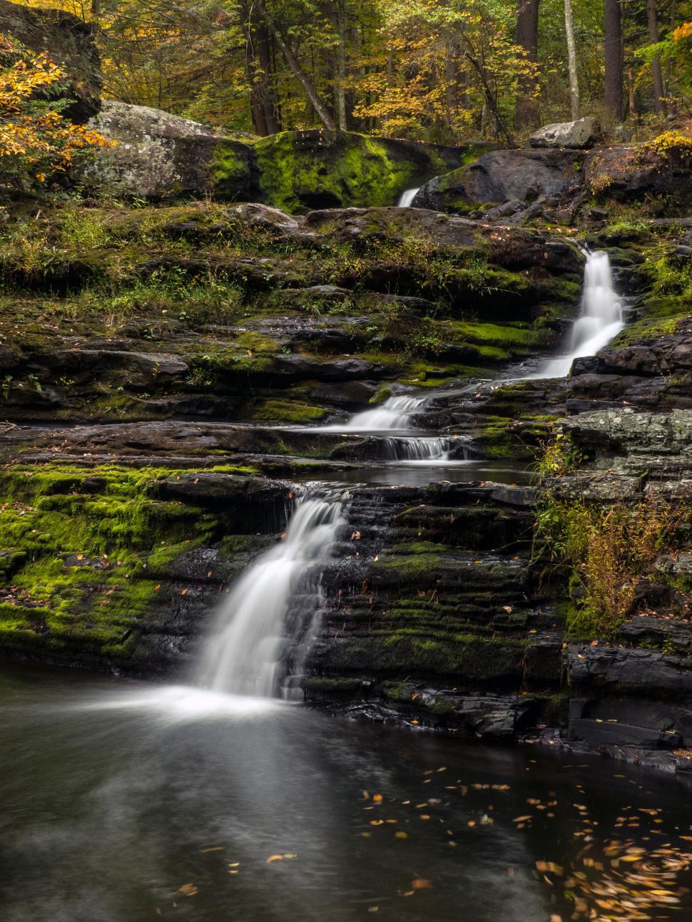 Free Image of Factory Falls in Autumn 
