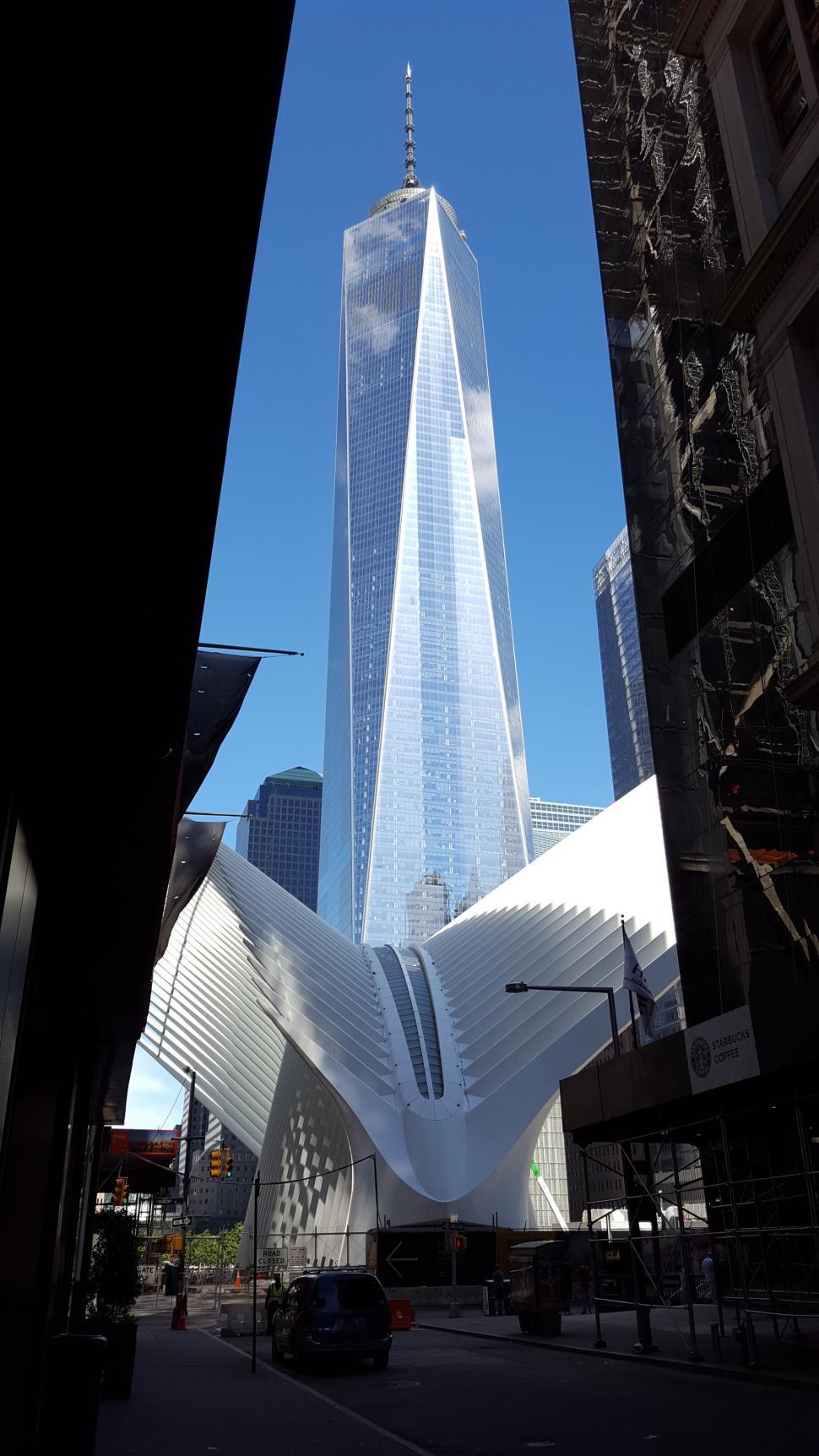 Free Image of One World Trade Center and World Trade Center Transportation Hub 