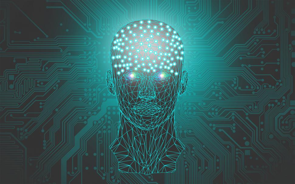 Download Free Stock Photo of Artificial Intelligence Concept 