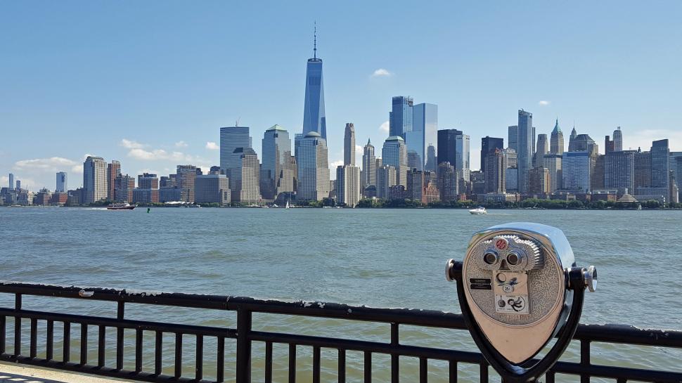 Free Image of Tourist View of Lower Manhattan 