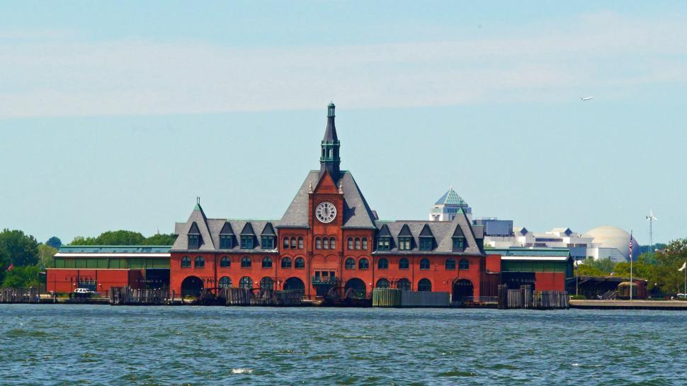 Free Image of Central Railroad of New Jersey Terminal 