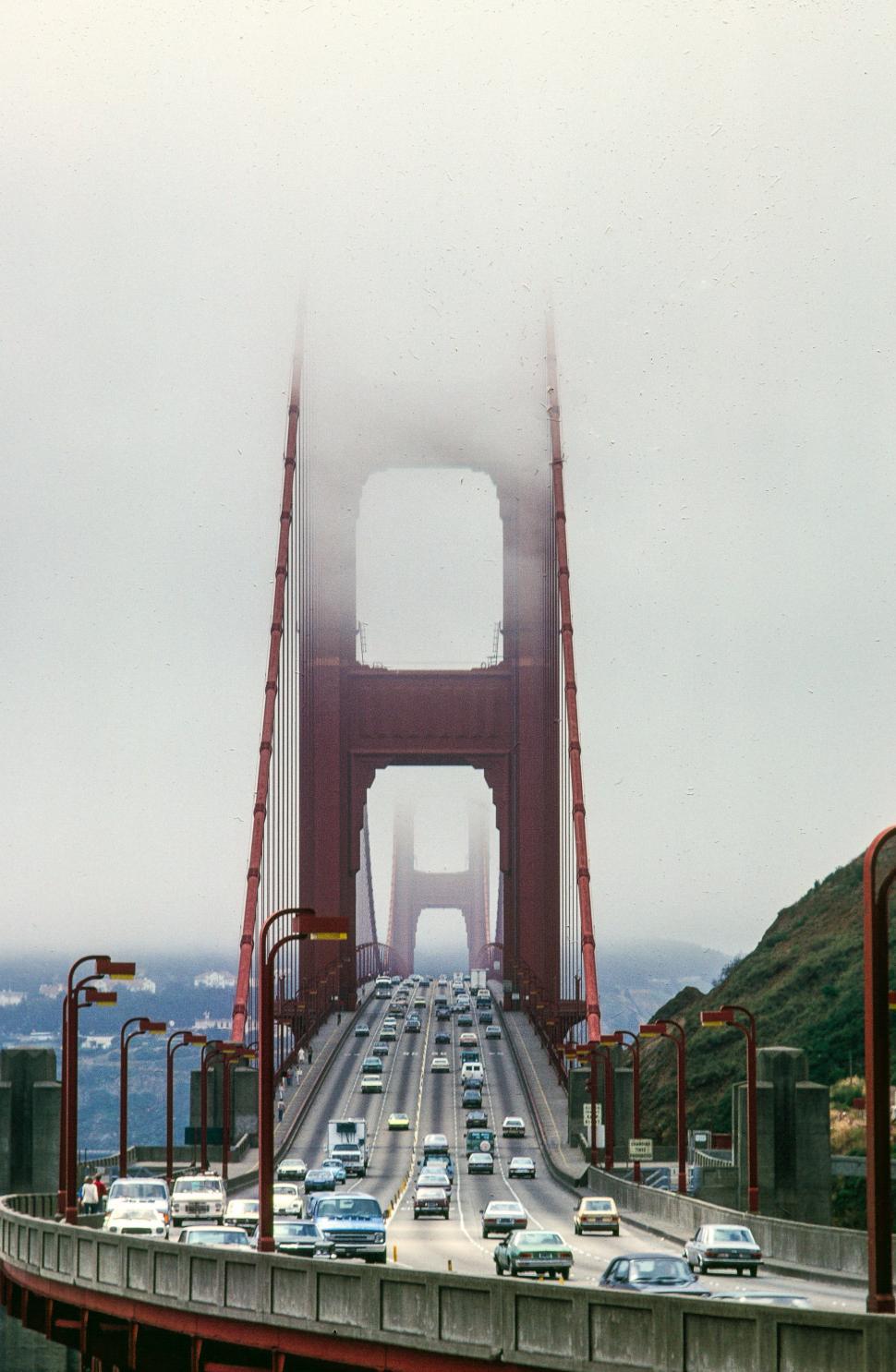 Free Image of Vintage Golden Gate Bridge 