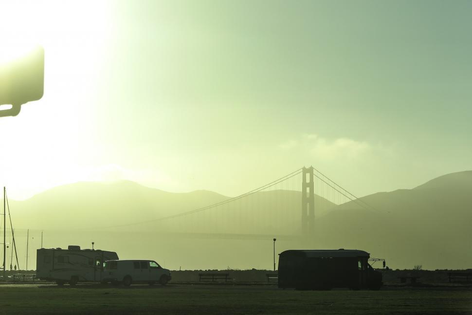 Free Image of Haze over the Golden Gate 