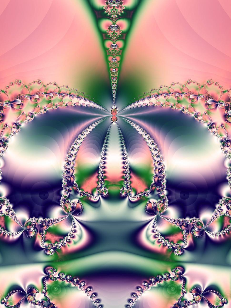 Free Image of Crown fractal  