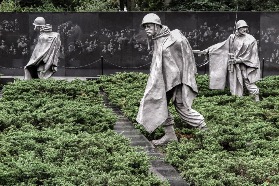 Download Free Stock Photo of Korean War Memorial, Washington DC 