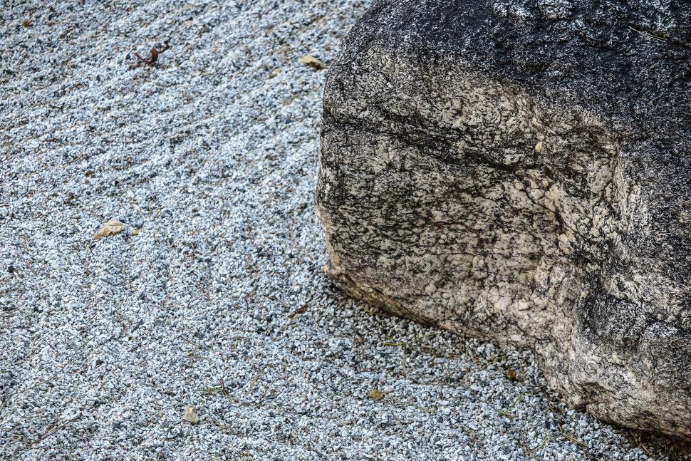 Free Image of Zen garden gravel 