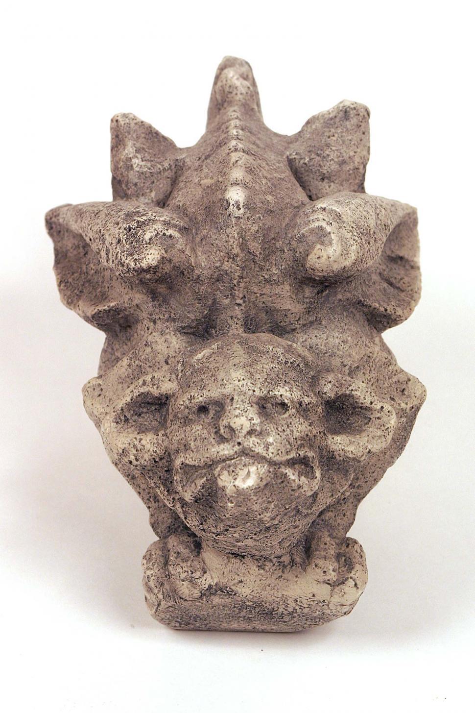 Free Image of object gargoyle face monster statue sculpture creature 