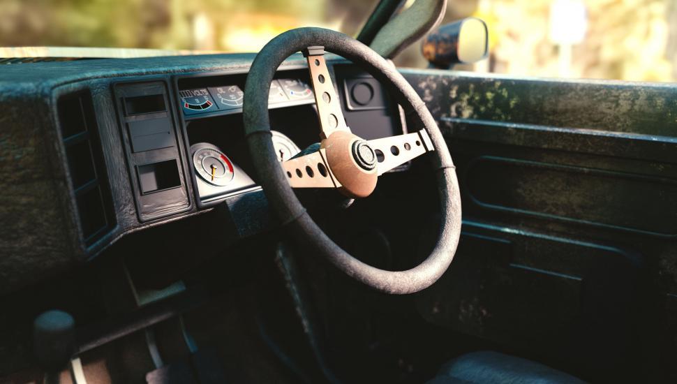 Free Image of Interior of a Car 