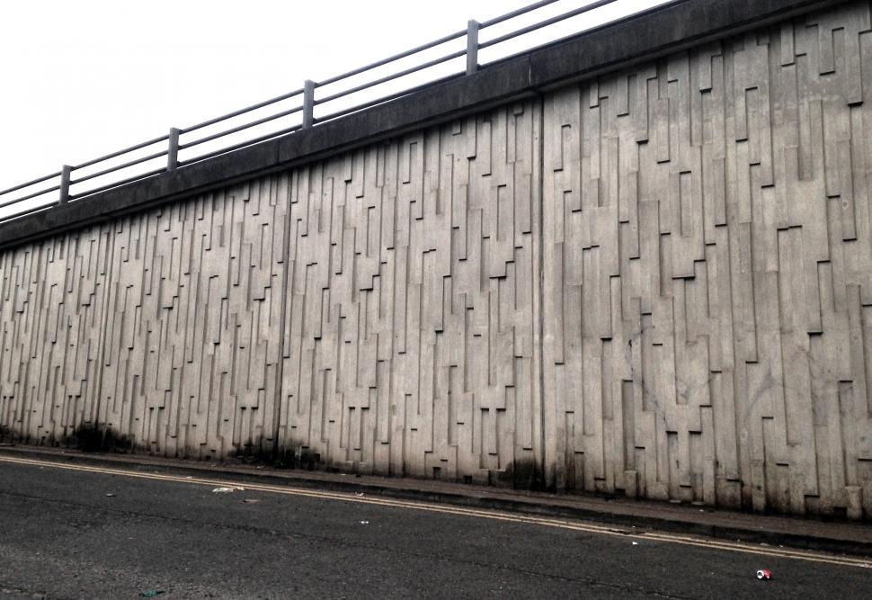 Free Image of Mancunian Way Wall Relief Pattern  