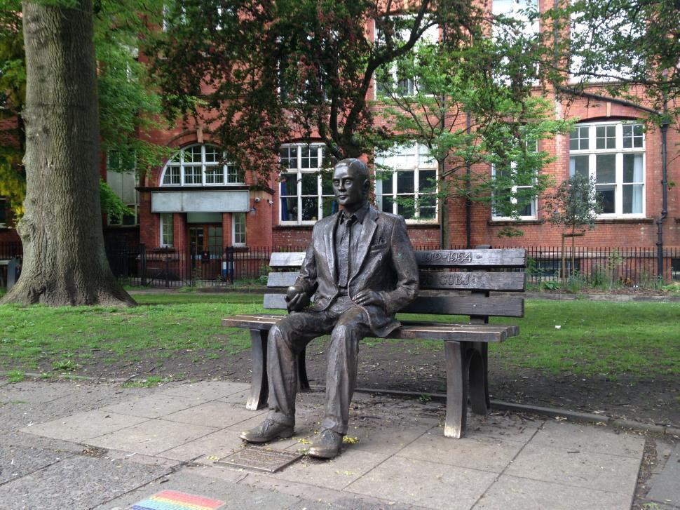 Free Image of Alan Turing Statue  
