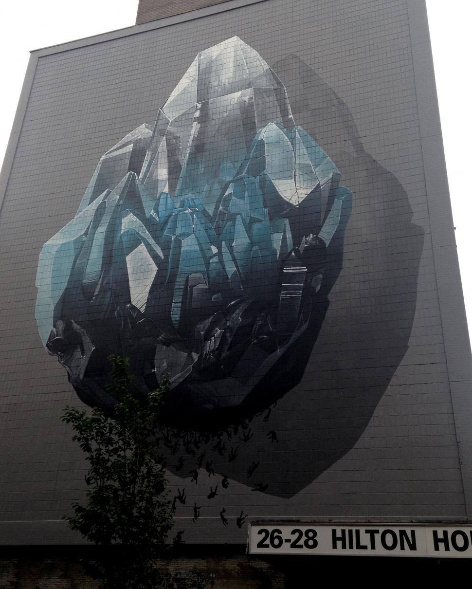 Free Image of Huge Artwork on Hilton House, Manchester  