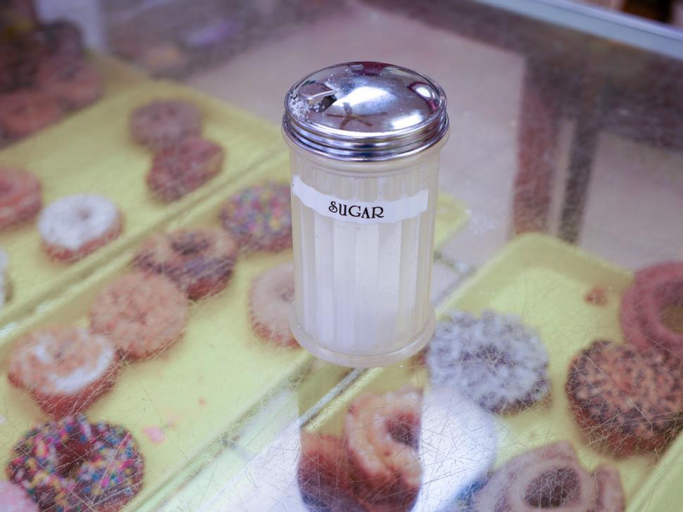 Free Image of Sugar in a container 