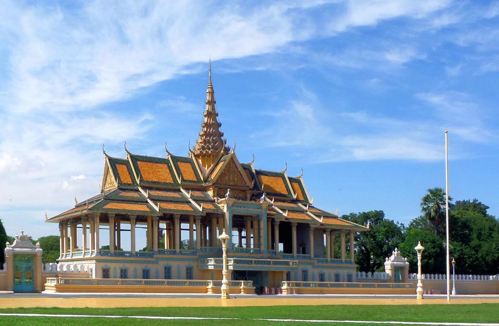 Free Image of Cambodian Royal Palace Pavilion 