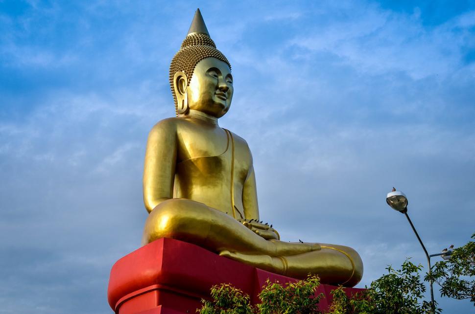 Free Image of buddha Statue in gold 