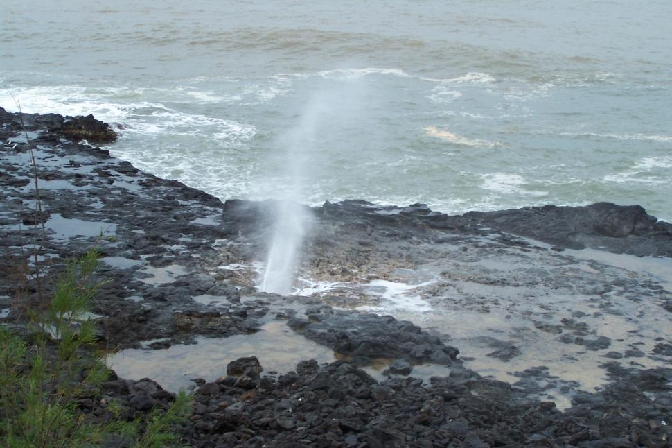 Free Image of Blow Hole in Hawaii 
