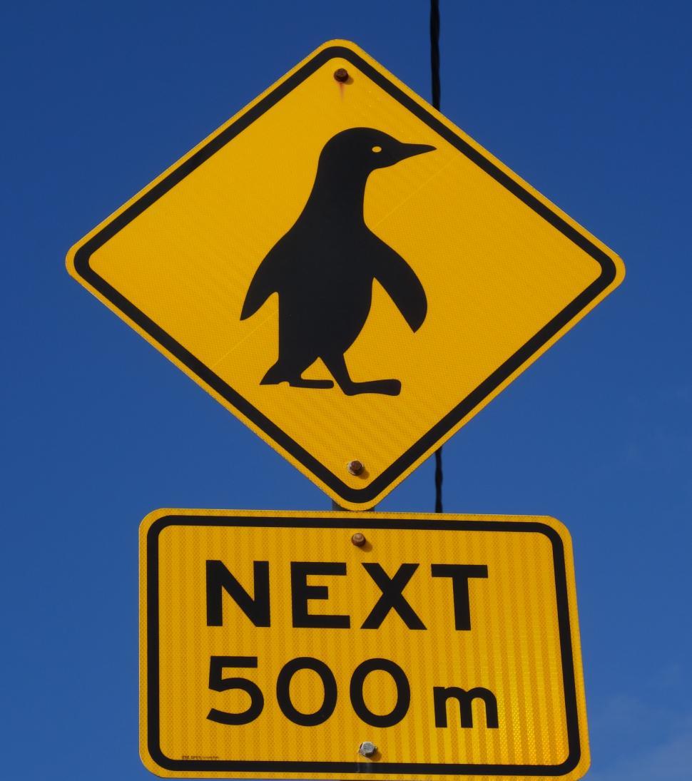 Free Image of penguin sign  