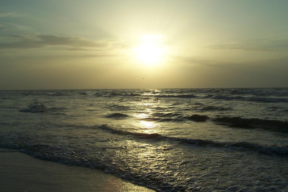 Free Image of Beach Sunset 1 