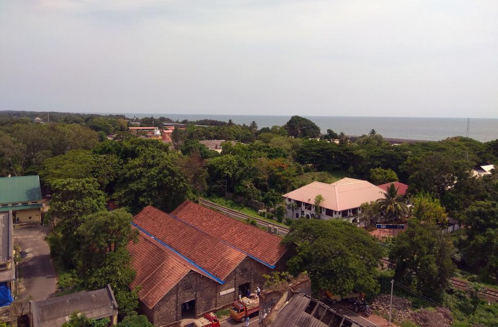 Free Image of Top View from Alleppey LightHouse  