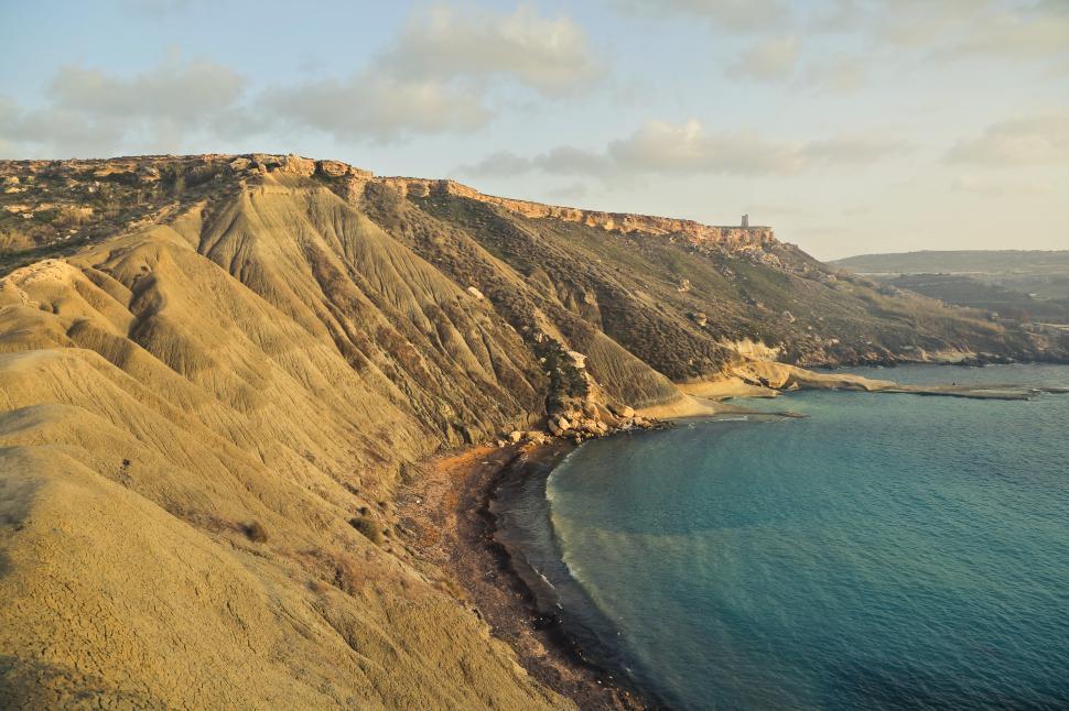 Free Image of Golden Bay Mellieha Malta 