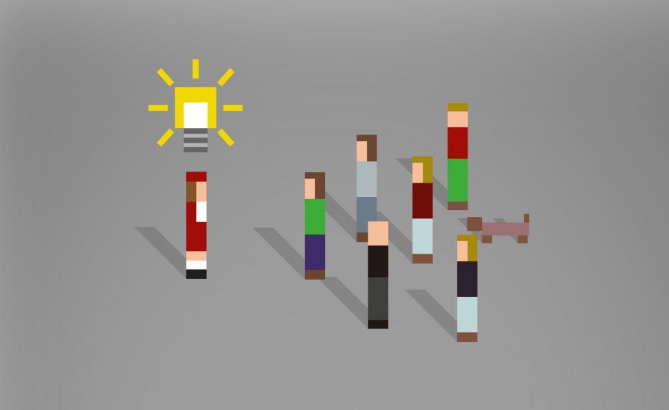 Free Image of Having Ideas - Leadership - Pixel People 