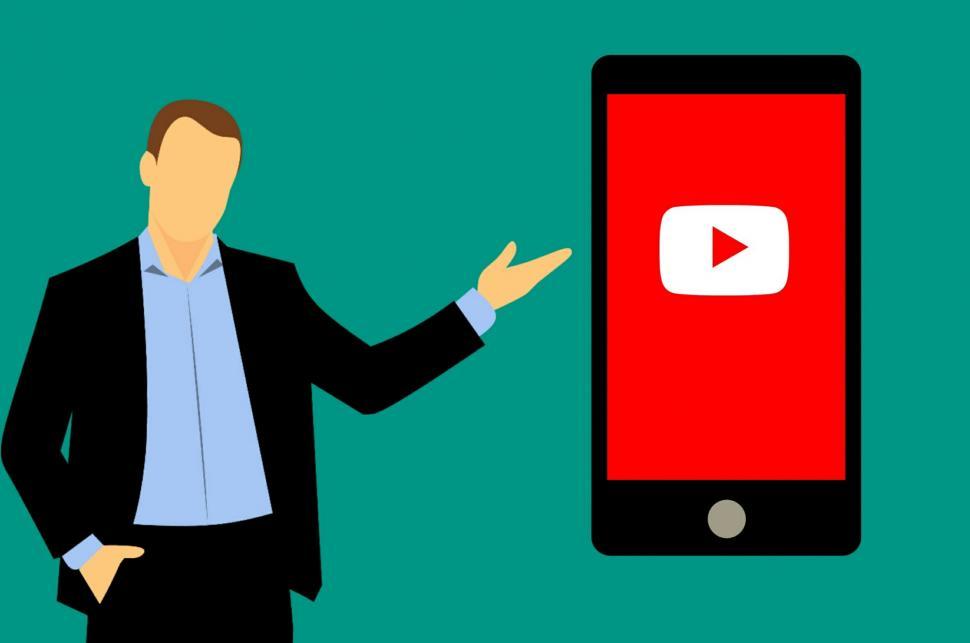 Free Image of YouTube  on mobile device 
