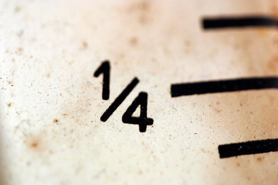 Free Image of Close Up of Clock With Numbers 