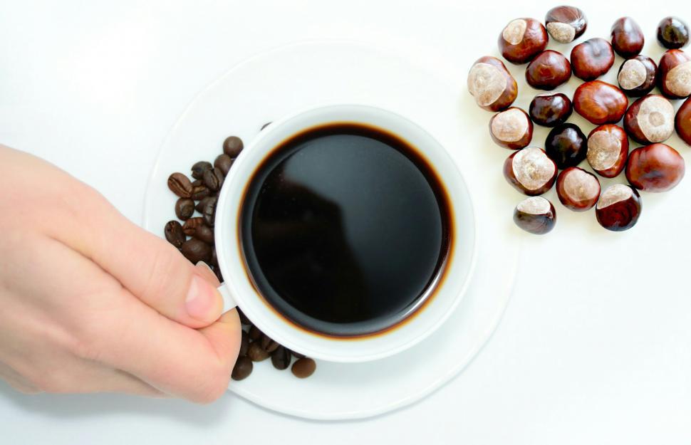 Free Image of chestnuts coffee  