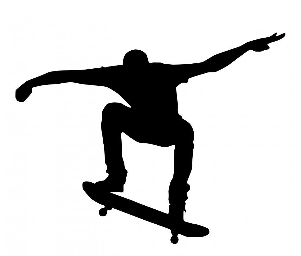 Free Image of skateboard Silhouette  