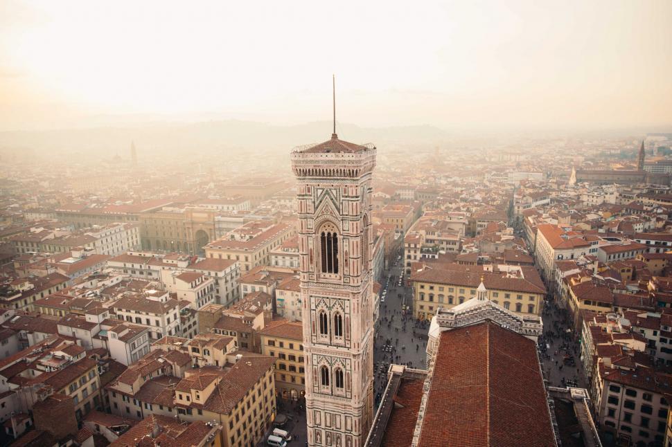 Download Free Stock Photo of Towers in Florence, Italy 
